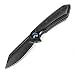 ASR Tactical Drop Point Blade Thumb Assist Pocket Knife Stainless Steel â€“ Black