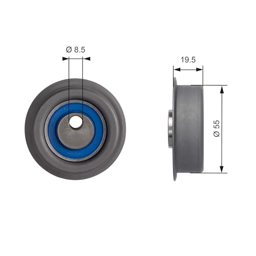 Correa de distribución Gates K015373XS de 65 dientes para Mitsubishi L300 y L200 4