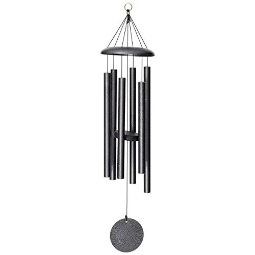 Corinthian Bells by Wind River - 36 inch Silver Vein Wind Chime for Patio, Backyard, Garden, and Outdoor décor (Aluminum Chime) Made in The USA