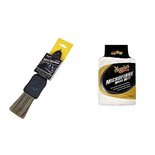 Brosse Meguiar’s habitacle X2001EU et gant pour le lavage auto du week-end