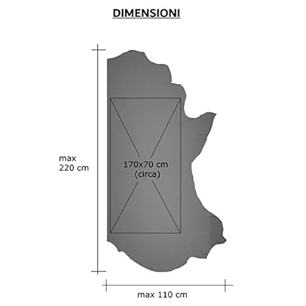 IPEA - Cortes Grandes de auténtica Piel Animal, Estampado de Tono, Efecto Bicolor, Ideal para Accesorios, Bolsos, Cuero, decoración, Rojo, 230 x 120 cm Aprox.