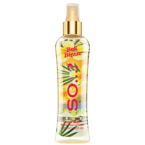 So…? Summer Escapes Damen Bali Breeze Duftendes Körpernebel, bodyspray für damen 200ml