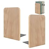 Économisez de lEspace -- Les serre livre bois mesurent 10.5 x 12 x 17cm, ils alignent efficacement vos livres et noccupent quune petite partie de votre bureau. Vous pouvez également augmenter la capacité sans limite à mesure que votre livre sagrandit. Le support de livre ajoute une ligne de décor à votre bureau, décore joliment votre maison, vous donne un espace individuel parfait.