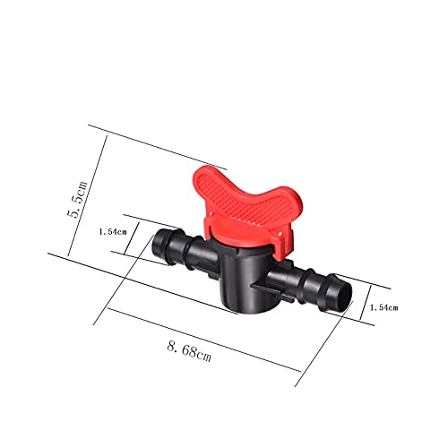 Rayurain C-A21RA27-15 15Pieces Plastic Lateral In Line Barbed Shut Off Valve thumb #1