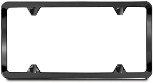 AutoStuff - Camisasca Black Pearl License Plate Frame 4 Hole
