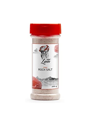 Image of Lunn Pink Rock Salt - Fine Grain |Sprinkler |Rich in Natural Minerals|Free from Microplastic|Vegan Certified|Gluten Free|200g