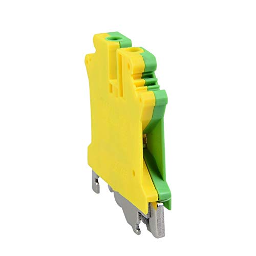 Davitu 50pcs USLKG-6 Earthing terminal Wiring row Wire Terminal Connector USLKG6 Wire Cable Terminal