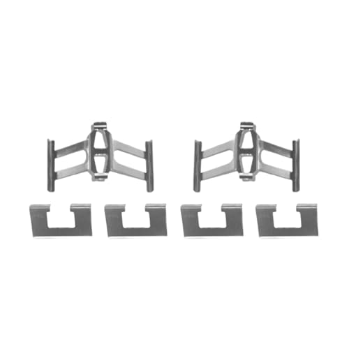 Image of Detroit Axle - Rear Brake Pads for Honda CR-V Element Odyssey Acura TL RDX CL Legend RL Isuzu Oasis Ceramic Brake Pads w /Hardware Replacement