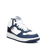 Suela antideslizante XTI 43454, Botas Cortas al Tobillo Mujer, Navy, 39 EU