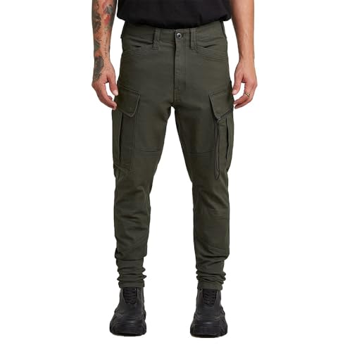 G-STAR Zip Pocket 3d Skinny Cargo Pants 2.0, Pantaloni Uomo, Grigio (Asfalt D24307-e172-995), 36W / 34L