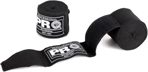 Generic PRO Superflex Wrist Elastic Mexican Style 180 Inch Hand Wraps, Black