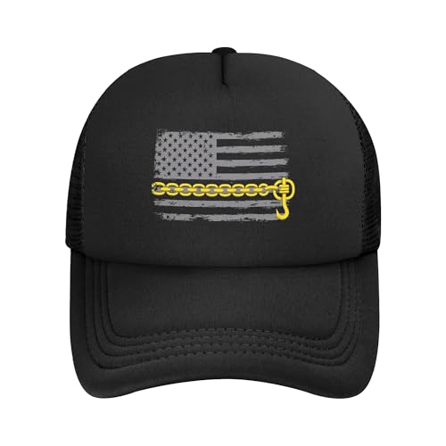 Gorra Trucker Vetrova USA Thin Yellow Line Negra miniatura 1