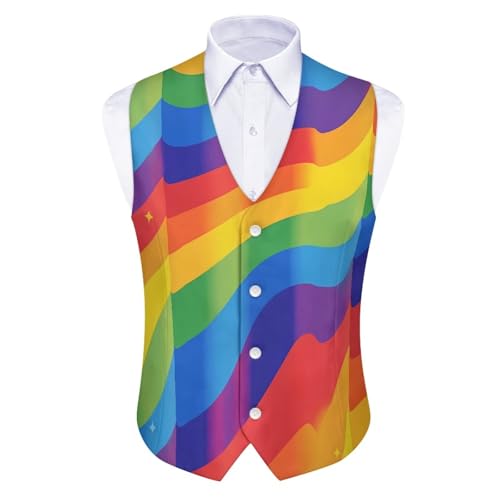 Men's V Neck Suit Vests Formal Slim Fit Button Dress Vest Waistcoat, S-4XL4