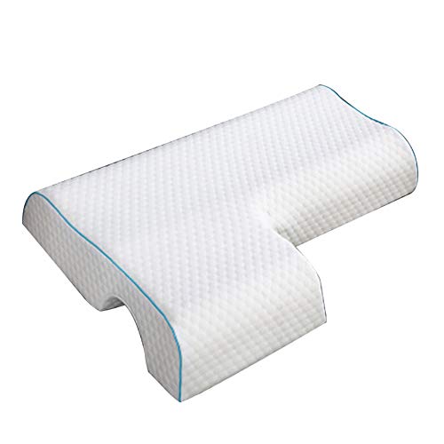 Blair Couples Pillow Arched Cuddle Pillow with Slow Rebound Memory Foam for Arm