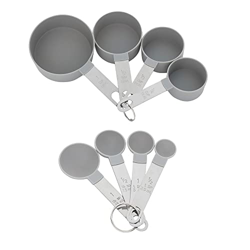 Mimo Style Jogo de Xícaras e Colheres Medidoras 8 Peças. Medidor ...