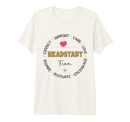 Leopard Headstart Team Appreciation Week Back to School Premium Tri-Blend T-Shirt