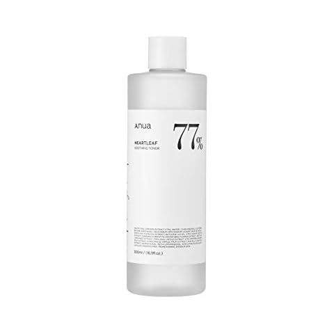 Anua Heartleaf 77% Soothing Toner I pH 5.5 Skin Trouble Care, Calming Skin, Refreshing, Purifying (500ml / 16.9 fl.oz) Cover