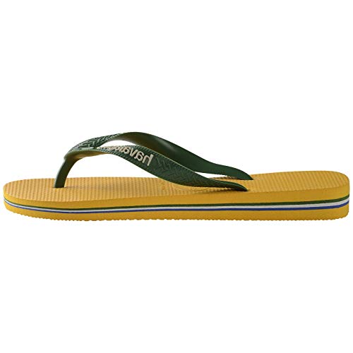 Havaianas Brasil Logo, Chanclas Unisex niños, Amarillo (Banana Yellow), 25/26 EU