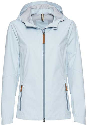 camel active Damen Softshell Jacke aus recyceltem Polyester Hellblau, womenswear-40