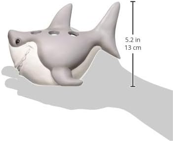 Miniatura 4 de Fish 'N Sharks - Soporte para cepillos de dientes, color blanco