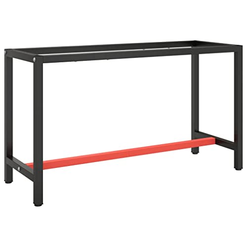 Pied de table d'établi robuste en métal avec trous pré-percés - 2