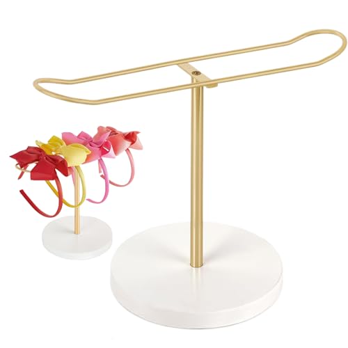 Genérico Organizador De Accesorios Para El Pelo,Soporte Metálico para ,Soporte Exhibidor Para Accesorios De Pelo | para Dormitorio Salon Residencia Escuela Mujer Niña