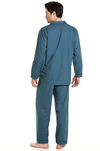 Haigman - Pigiama da uomo, lungo, stile classico