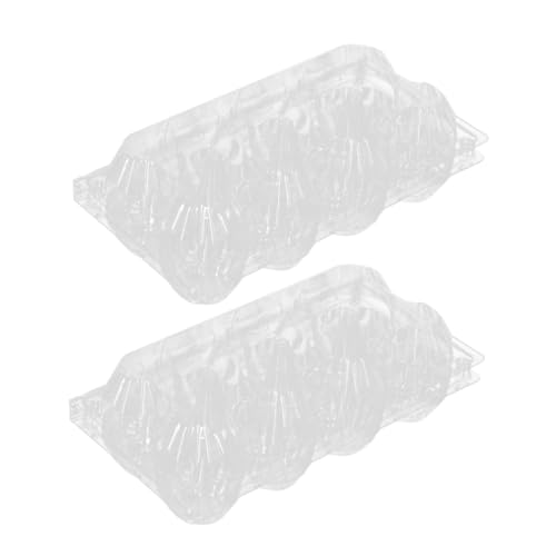 OKUMEYR 30個入り マス 携帯用卵トレイ 透明プラスチック製 卵容器 保存箱 キャリア パッキングボックス 冷蔵庫収納に適した大容量プ