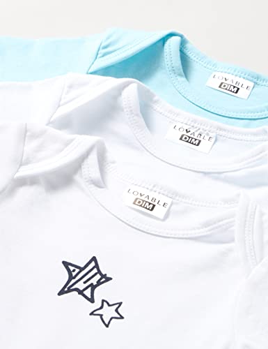 Dim Body Col Americain Bio Manches Courtes Bébé x6 - Image 3