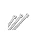 100 Pack 12" Clear Nylon Cable Ties 50lb ZIP Wire Tie