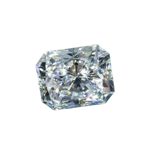 6 Ct AG Loose Lab-Grown CVD Diamond Radiant Cut VVS1 - F Certified Diamond for Jewellery Making