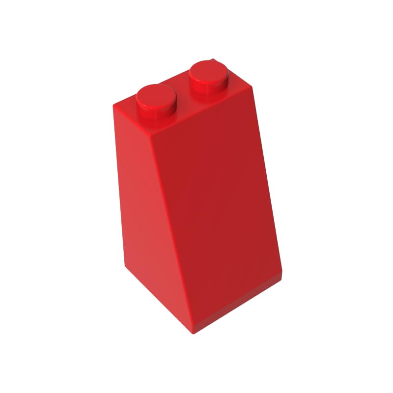 98560 Slope Brick 75° 2x2x3 Sloped Brick 50 Pieces GDS-1404 Compatible with Lego Building Blocks Color:Red