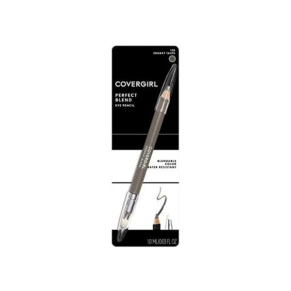 COVERGIRL Perfect Blend Eyeliner Pencil, Smoky Taupe 130 (1 Count) (Packaging May Vary) Eyeliner Pencil with Blending Tip