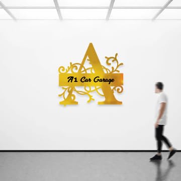 Alphabetic Customized Acrylic Monogram LetterDisplay Gift for House or Office