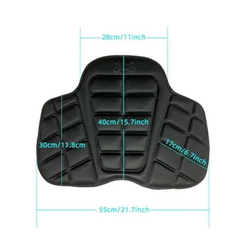 Coussin moto décompression actif contre le mal de dos en road-trip