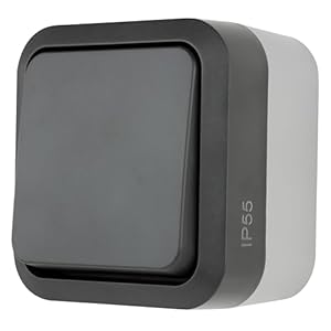 Rev AquaStorm Kreuzschalter Feuchtraum IP55 230V