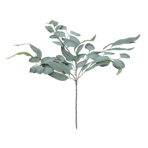 RORPOIR arreglo de Flores Artificiales Hoja de eucalipto Helecho Artificial Planta Artificial Fake Plants Artificial Plants Hojas Artificiales simulación de eucalipto el plastico Green