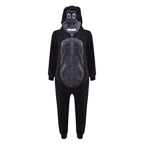 A2Z 4 Kids Animal Onesie pour Enfants Filles Garçons Super Doux Costume pour Enfants - E.S Gorilla 11-12