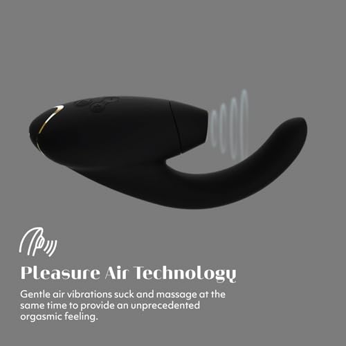 Image of Womanizer InsideOut Clitoral Vibrator Adult Sex Toys | Clitoris & G Spot Rabbit Vibrator with 12 Intensity Levels | Sexual Pleasure Tools for Women | Dildo Adult Toy | Clit Sucker Massager | Black