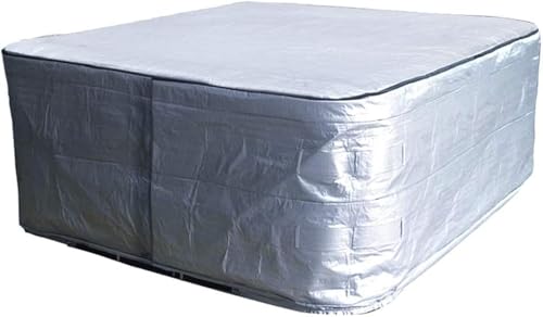 UCEDER Waterproof Hot Tub Cover 170G Polyethylene Spa Cover ...