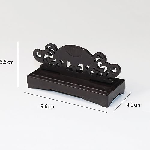 2pcs Handy Fan Display Holder Handheld Fan Easel Stand Folding Fan Stand Decorative Hand Wall Mount Hand Held Fan China Display Stand Vintage Fan De Mano Wall-mounted Travel - Image 2