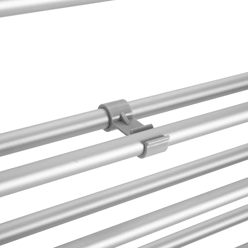 HomeVibe 3-Tier Electric Heated Clothes Airer with Foldable Design & Cover – 300W Energy Efficient Indoor Dryer Rack, Lightweight, Large Drying Space, Ideal for Laundry, Towels & Bedding - Image 8