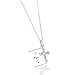 Tiny Sterling Silver Cross Necklace with Chain for Babies (12
