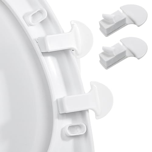 2 Pcs Toilet Seat Lifter Handle, Self-Adhesive Toilet Lid Handle