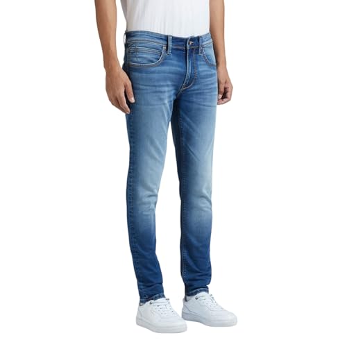 Image of Pepe Jeans Men's Regular Fit Jeans | Mid Rise | Chinox | Jeans for Man
