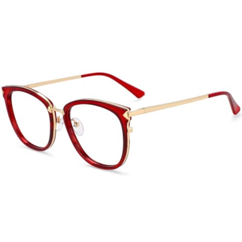 Lunettes rondes anti-lumière bleue pour femmes style rétro