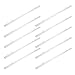 CVUTOVO Pali Per Appendere Poster Pvc 50cm Set Da 10 Pezzi Facile Installazione Supporto Stabile Per Decorazione e Esposizione in Supermercati e Centri Commerciali immagine