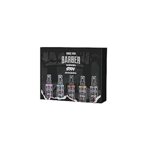 Barber Marmara Grafitti Mix Mini Eau de Cologne Gift Set for Men 5x50ml | Travel Size Aftershave Cologne Collection | Long Lasting Fresh Fragrance | Perfume Sample Set for Men