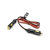 Double-Headed Cigarette Lighter Extension Cord - Cigarette Lighter Power Cord Adapter Cigarette Lighter Male to Male Power Adapter 1m for Car Cigarette Lighter Ports, PC Fireproof Material