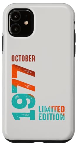 Octobre 1977 Édition limitée Anniversaire Coque pour iPhone 11
